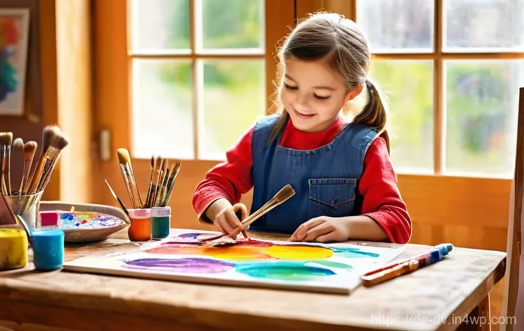 포지티브 심리학이 자녀 양육에 미치는 긍정적 영향 - **Image Prompt 1: The Creative Superpower**
"A cheerful 9-year-old girl with bright, inquisitive...